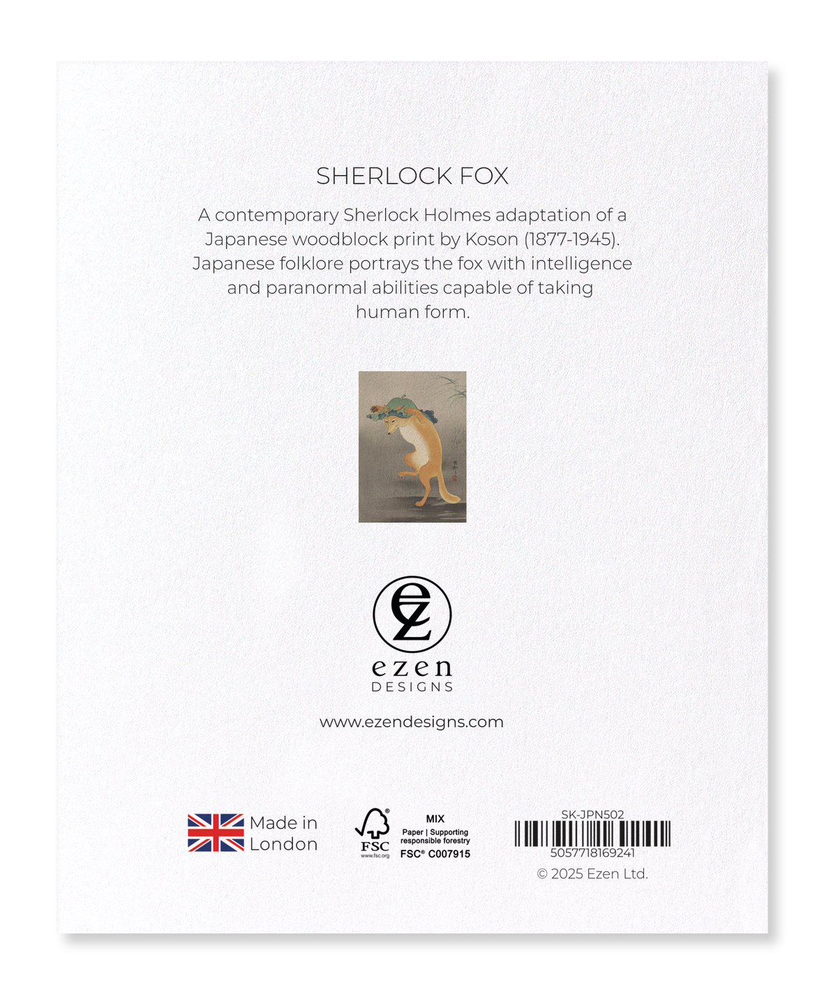 Ezen - Dancing Sherlock Fox - Sticker Set