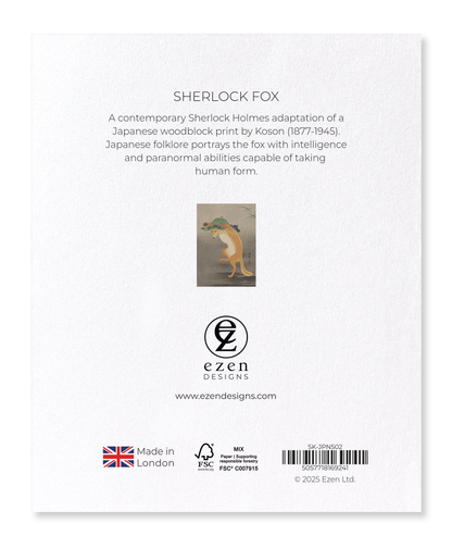 Ezen - Dancing Sherlock Fox - Sticker Set