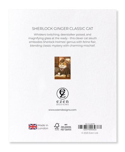 Ezen - Sherlock Ginger Classic Cat - Sticker Set