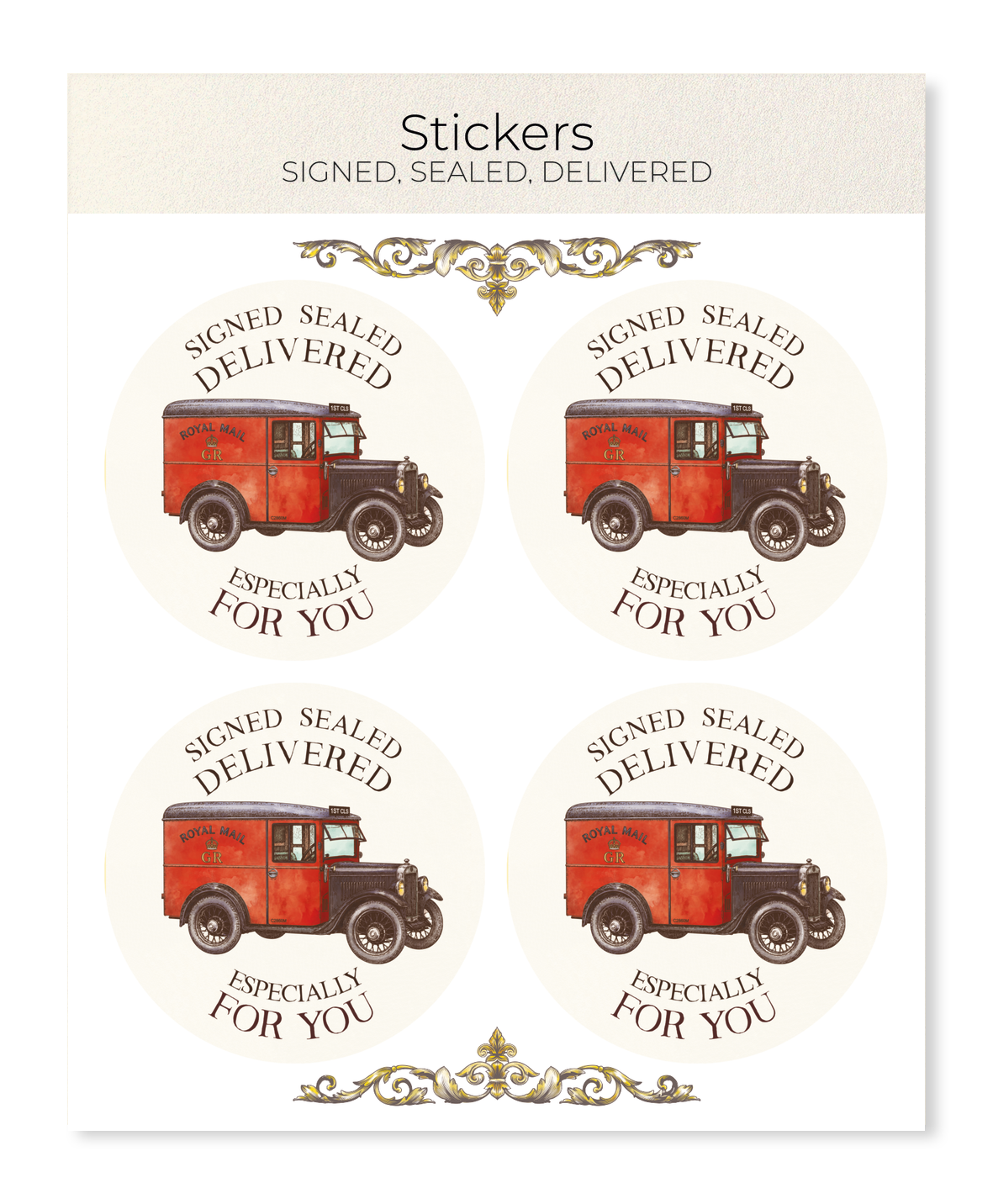 Ezen - Signed, Sealed, Delivered - Sticker Set