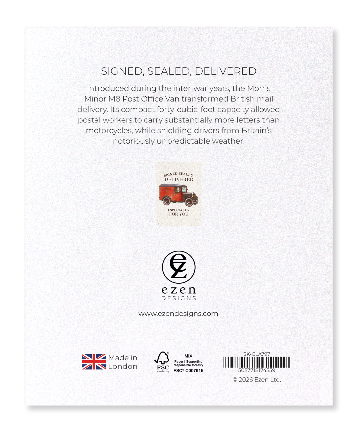 Ezen - Signed, Sealed, Delivered - Sticker Set