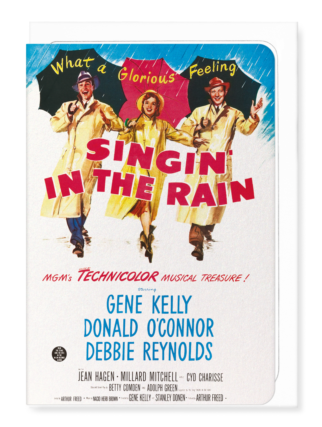 Ezen - Singing in the rain (1952) - Greeting Card - Front