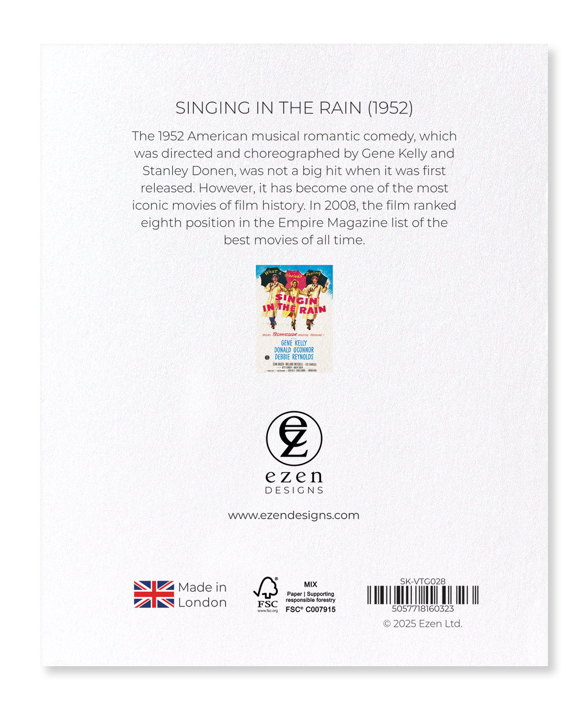 Ezen - Singing in the rain (1952) - Sticker Set