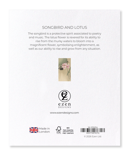 Ezen - Songbird and lotus - Sticker Set