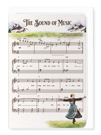 Ezen - Sound of music - Greeting Card - Front