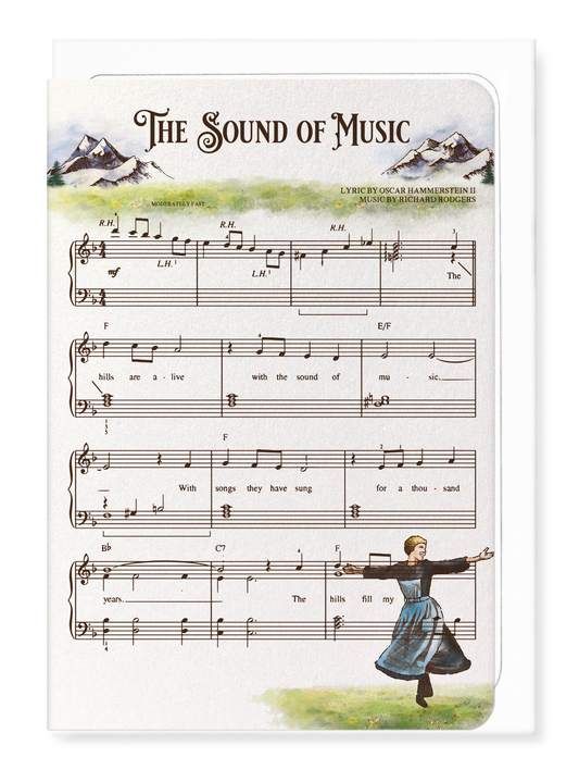 Ezen - Sound of music - Greeting Card - Front