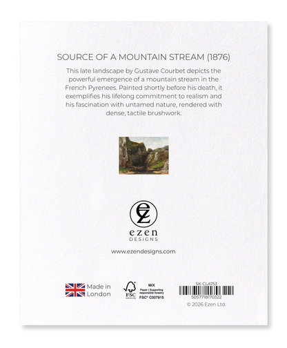 Ezen - Source of a Mountain Stream (1876) - Sticker Set