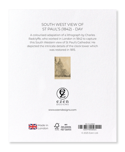 Ezen - South West View of St Paul’s (1842) - Day - Sticker Set