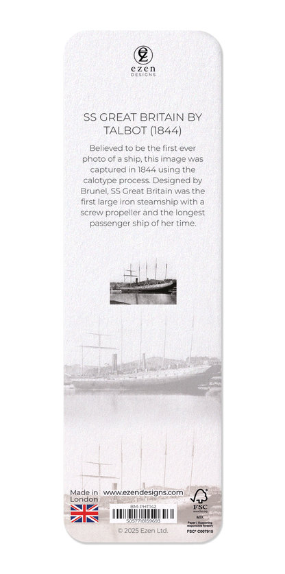 Ezen - SS Great Britain by Talbot (1844) - Bookmark - Back