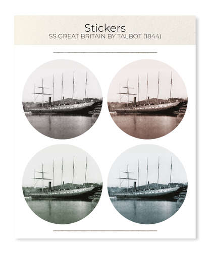 Ezen - SS Great Britain by Talbot (1844) - Sticker Set