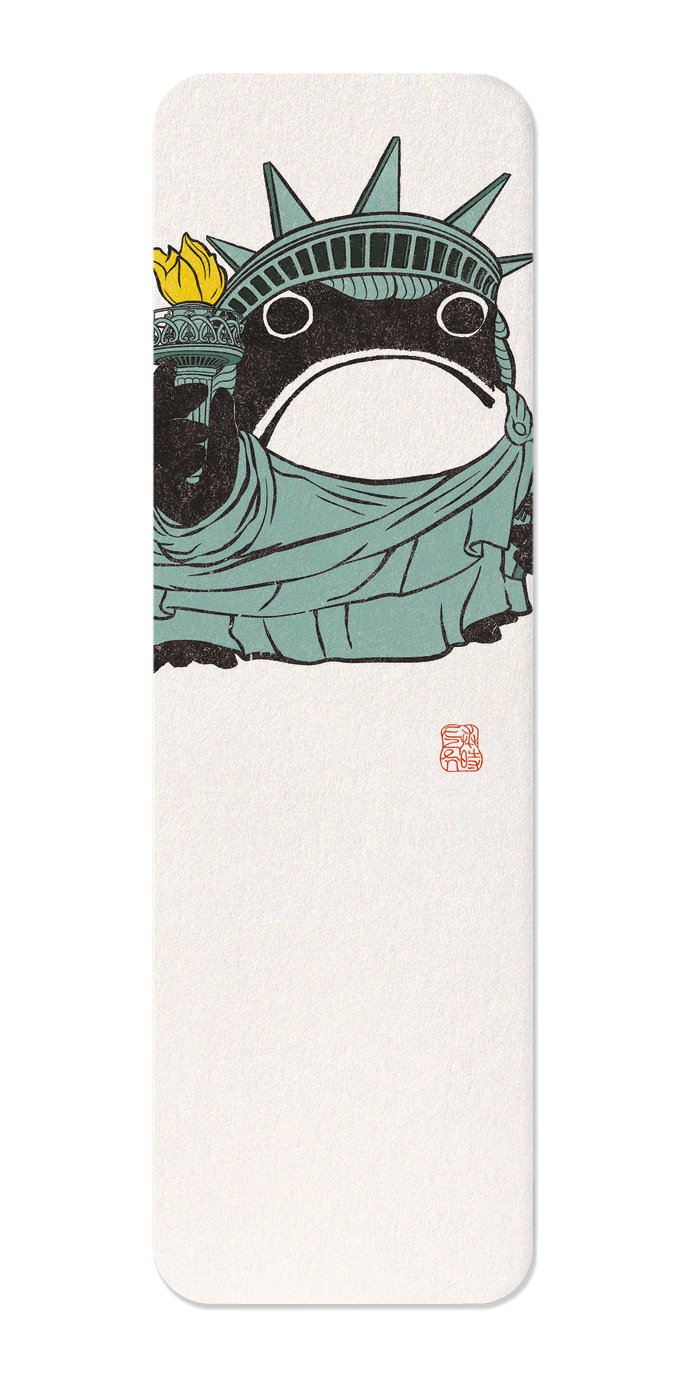 Ezen - Statue of Liberty Ezen Frog - Bookmark - Front
