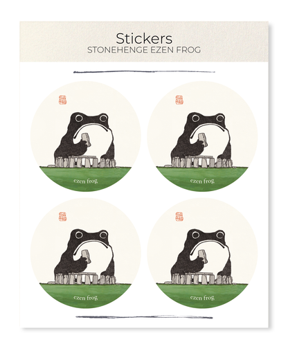 Ezen - Stonehenge Ezen Frog - Sticker Set