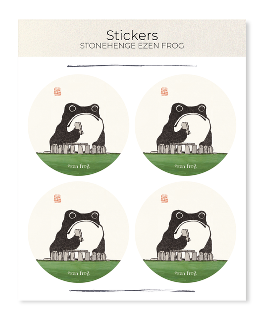 Ezen - Stonehenge Ezen Frog - Sticker Set