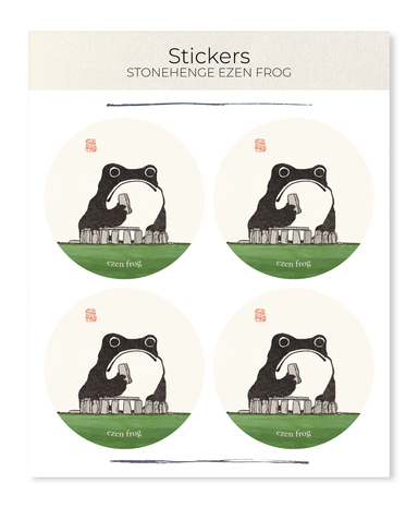 Ezen - Stonehenge Ezen Frog - Sticker Set