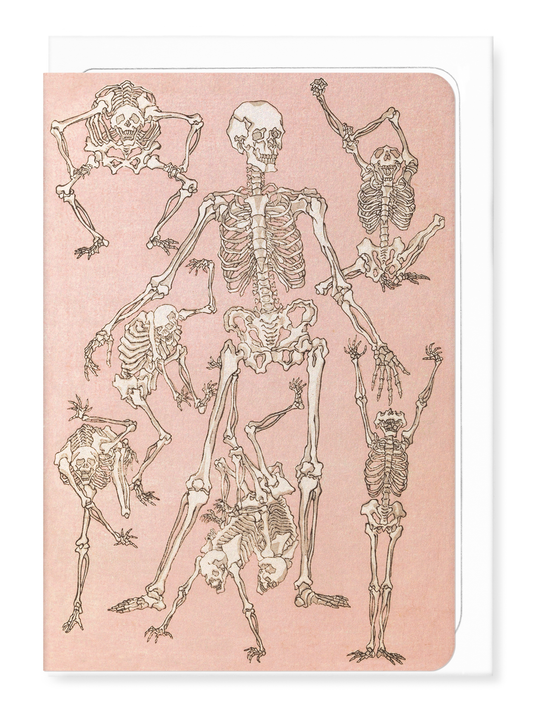 Ezen - Study of Skeletons Front (1881) - Greeting Card - Front