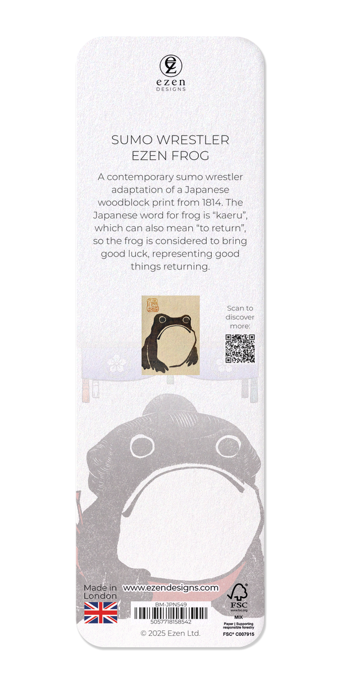 Ezen - Sumo wrestler EZEN FROG - Bookmark - Back