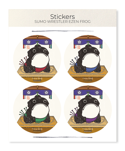 Ezen - Sumo wrestler EZEN FROG - Sticker Set
