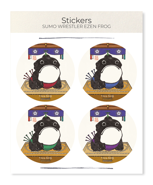 Ezen - Sumo wrestler EZEN FROG - Sticker Set