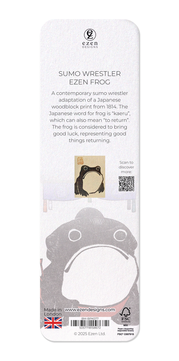 Ezen - Sumo wrestler EZEN FROG - Bookmark - Back