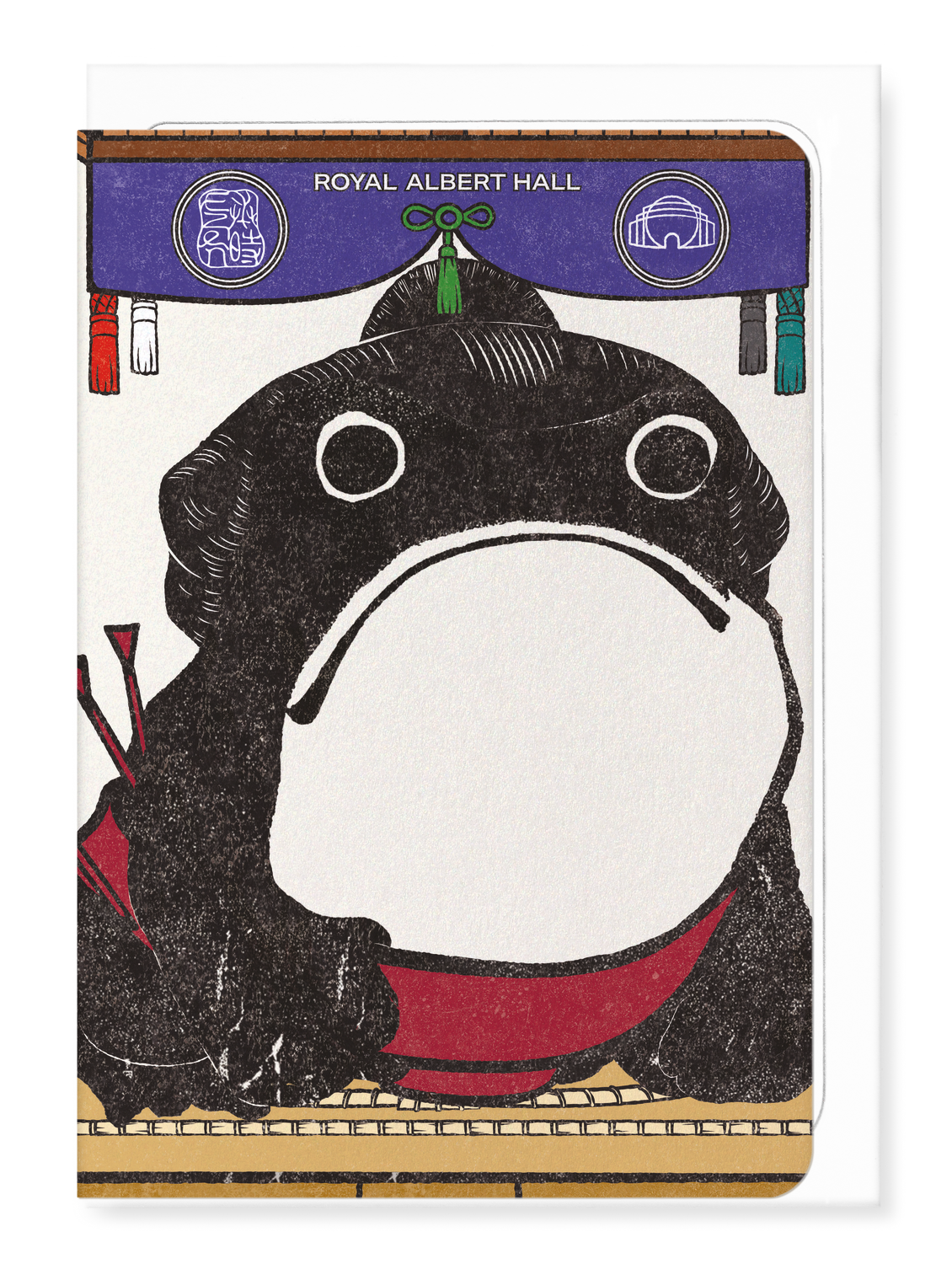 Ezen - Sumo wrestler EZEN FROG - Greeting Card - Front