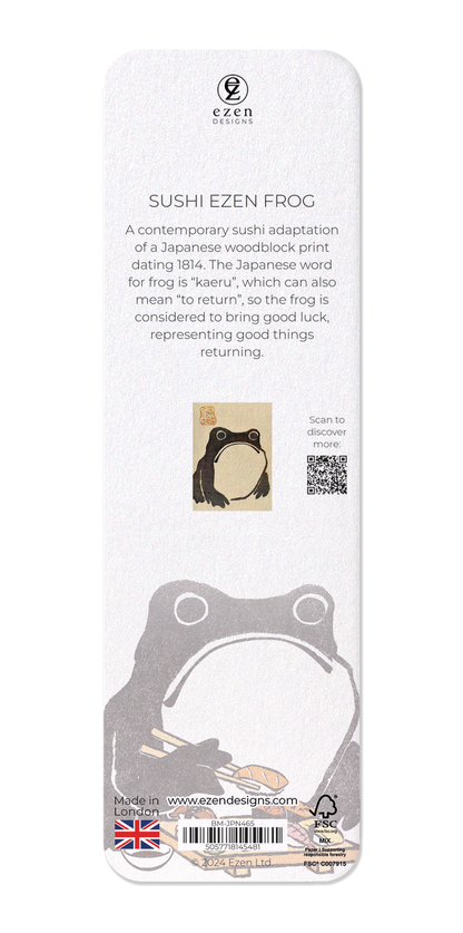 Ezen - Sushi Ezen Frog - Bookmark - Back