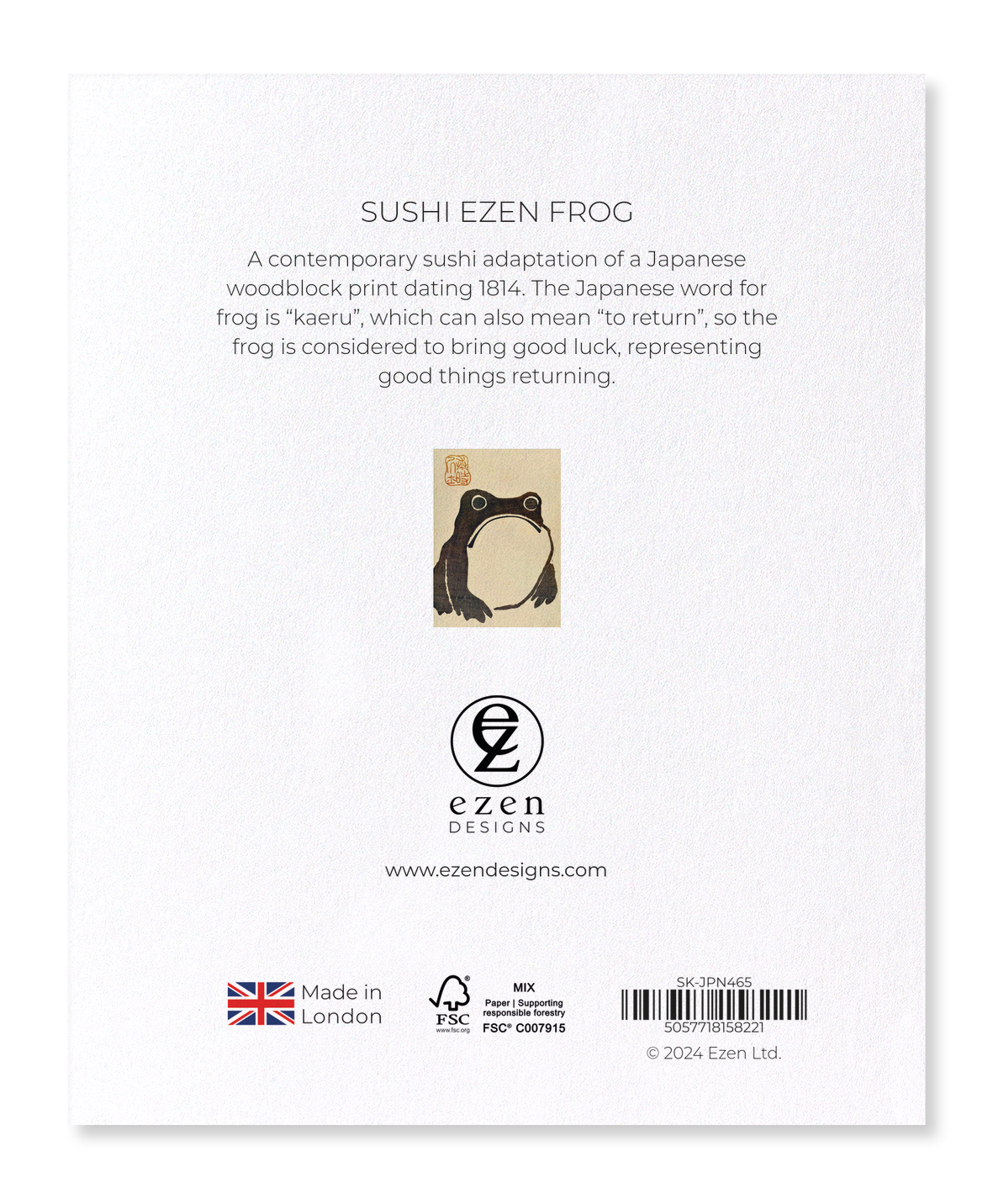 Ezen - Sushi Ezen Frog - Sticker Set