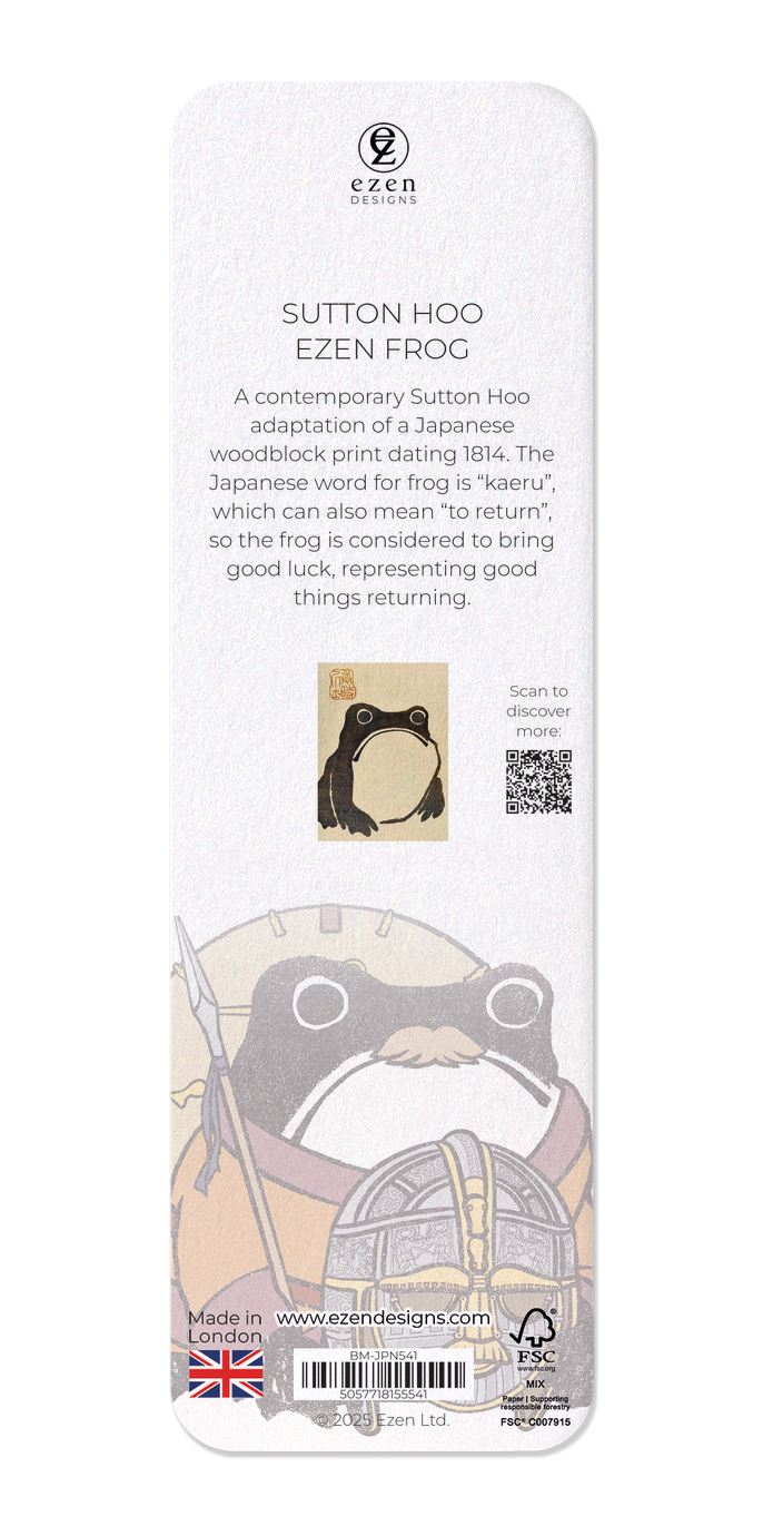 Ezen - Sutton Hoo Ezen Frog - Bookmark - Back