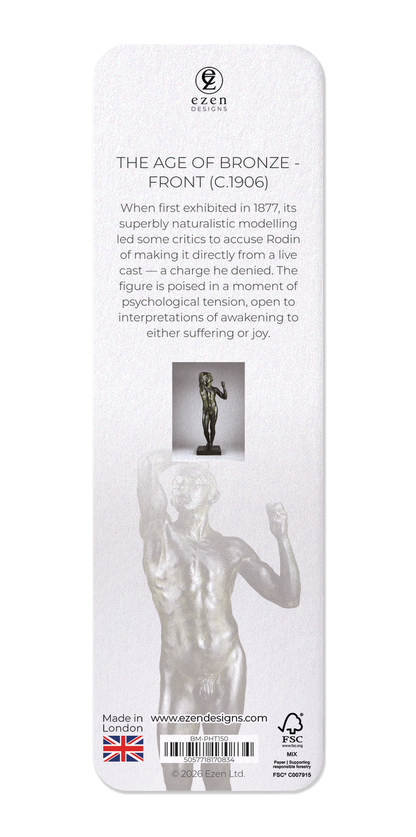 Ezen - The Age of Bronze - Front (c.1906) - Bookmark - Back