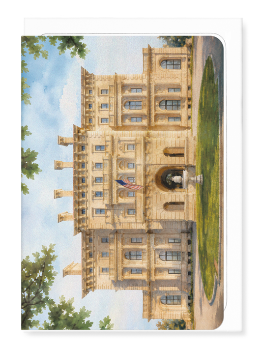 Ezen - The Breakers Front Facade - Day - Greeting Card - Front