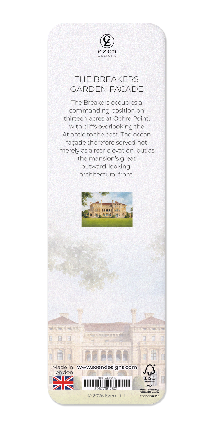 Ezen - The Breakers Garden Facade - Bookmark - Back