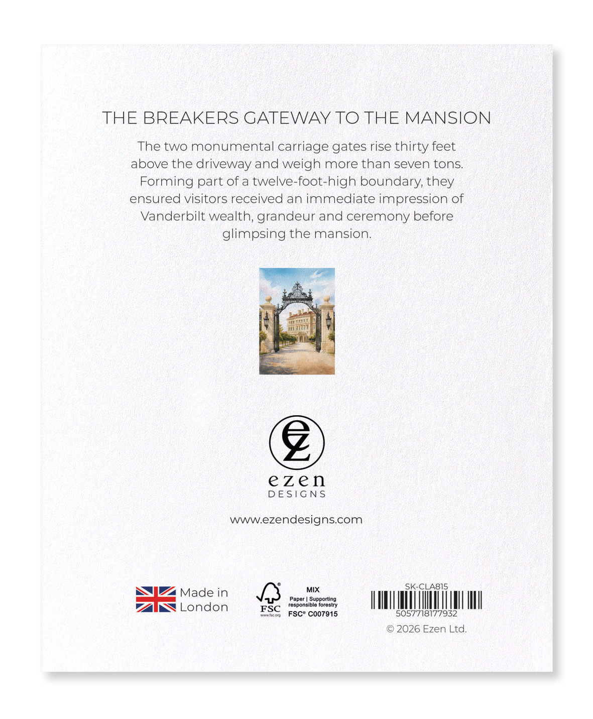 Ezen - The Breakers Gateway to the Mansion - Sticker Set