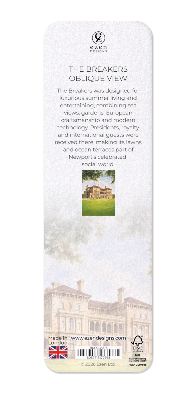 Ezen - The Breakers Oblique View - Bookmark - Back