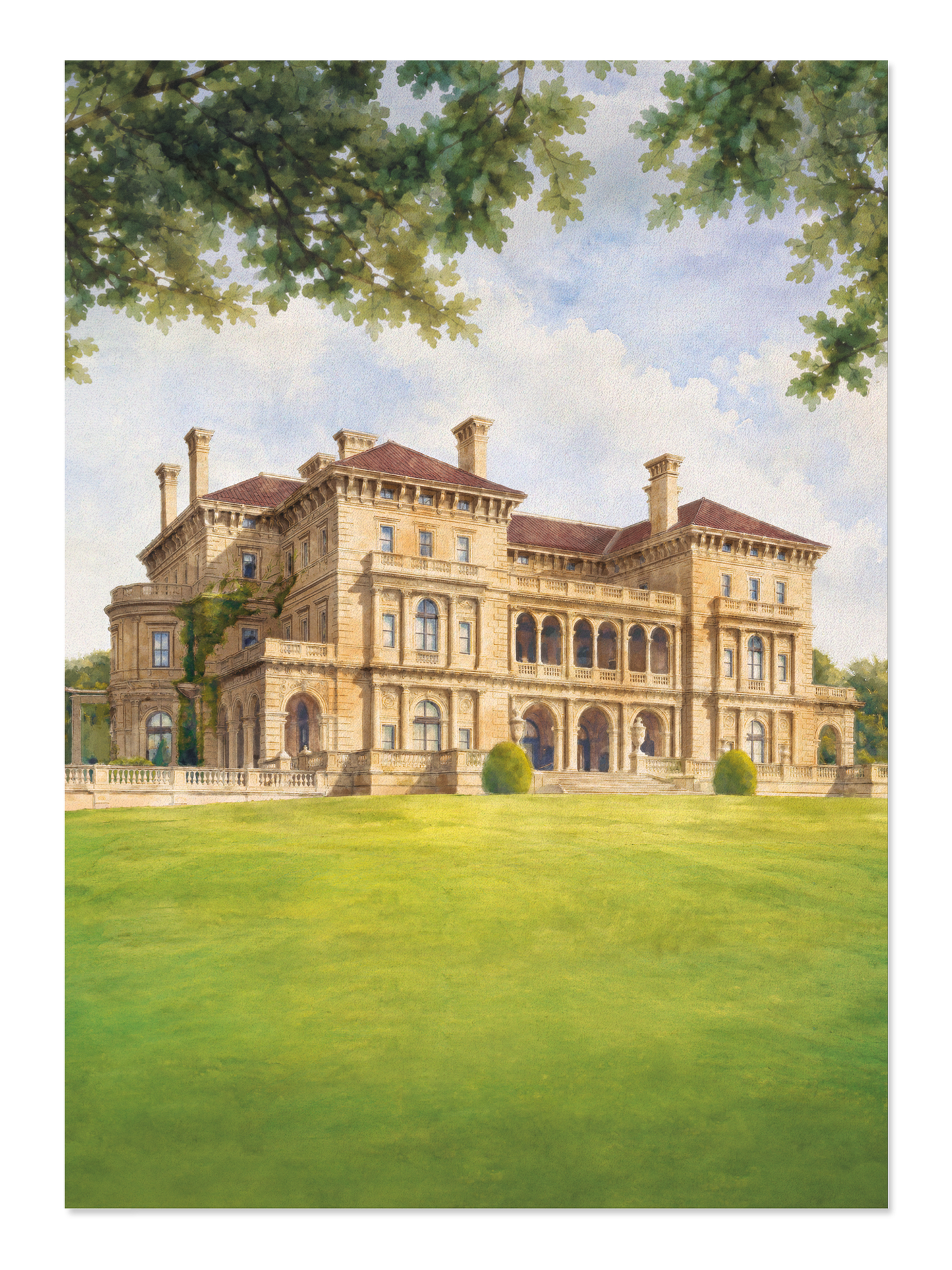 Ezen - The Breakers Oblique View - Postcard - Front