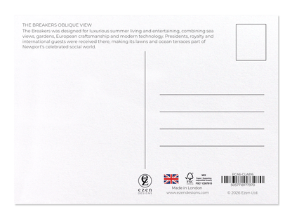 Ezen - The Breakers Oblique View - Postcard - Back