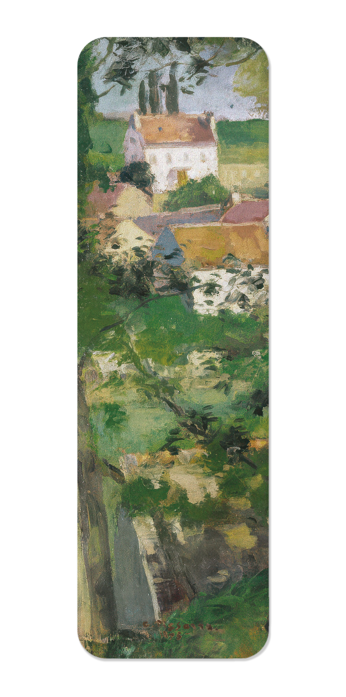 Ezen - The Climb, Rue de la Côte-du-Jalet, Pontoise (1875) - Bookmark - Front