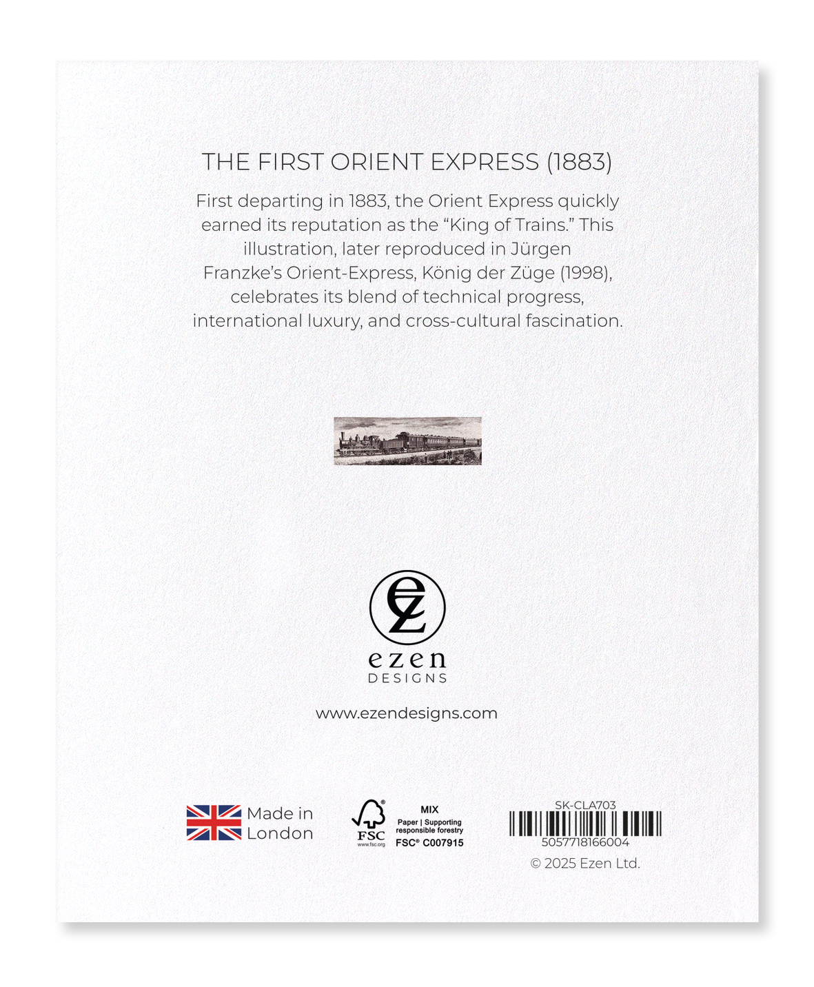 Ezen - The First Orient Express (1883) - Sticker Set
