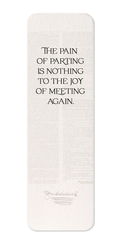Ezen - The Pain of Parting (1838) - Bookmark - Front