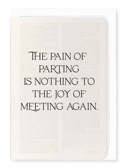 Ezen - The Pain of Parting (1838) - Greeting Card - Front
