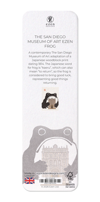 Ezen - The San Diego Museum of Art Ezen Frog - Bookmark - Back
