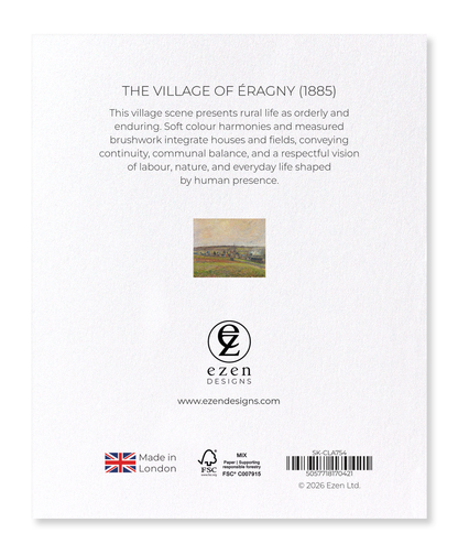 Ezen - The Village of Éragny (1885) - Sticker Set