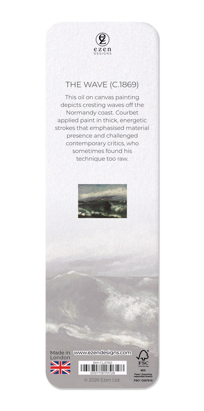 Ezen - The Wave (c.1869) - Bookmark - Back
