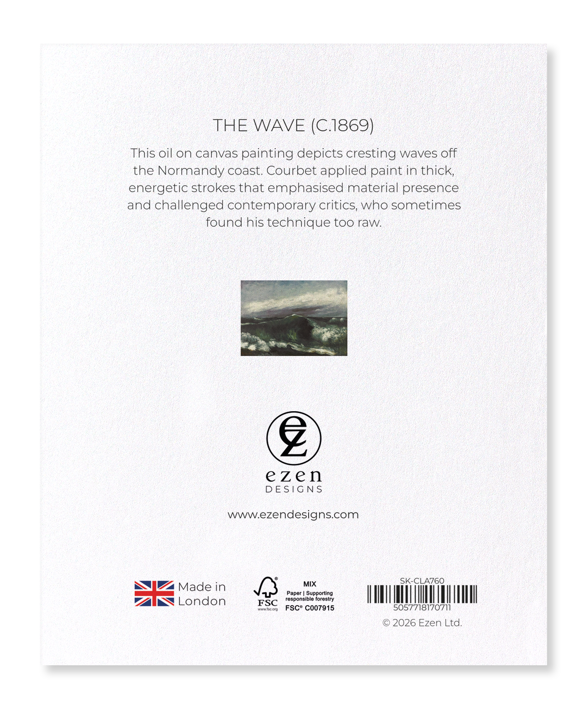Ezen - The Wave (c.1869) - Sticker Set