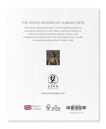 Ezen - The Young Woman of Albano (1872) - Sticker Set