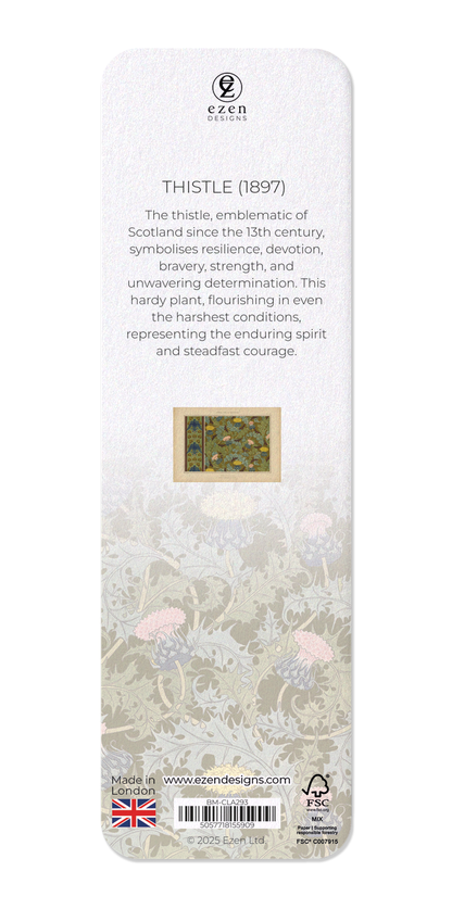Ezen - Thistle (1897) - Bookmark - Back