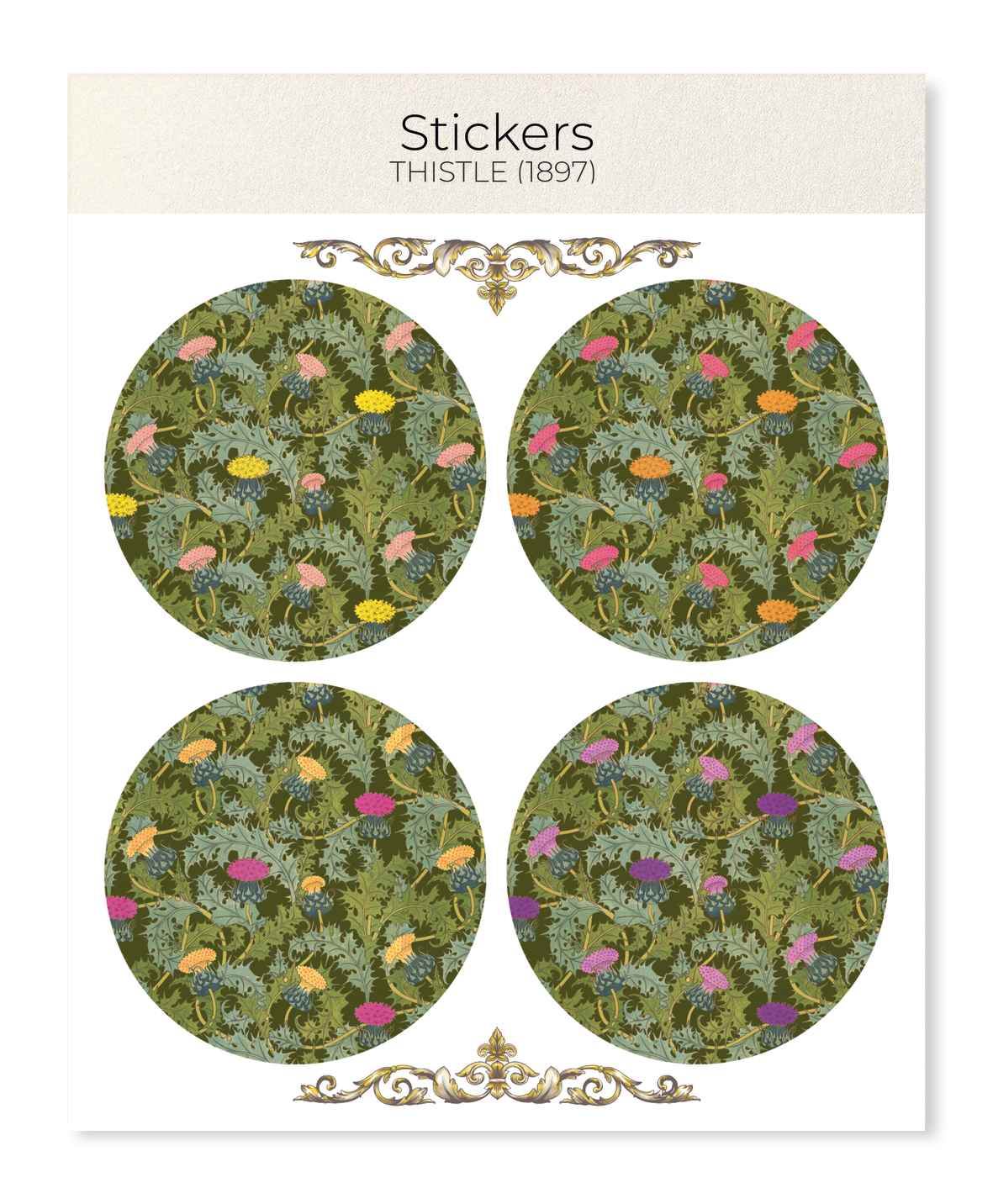 Ezen - Thistle (1897) - Sticker Set