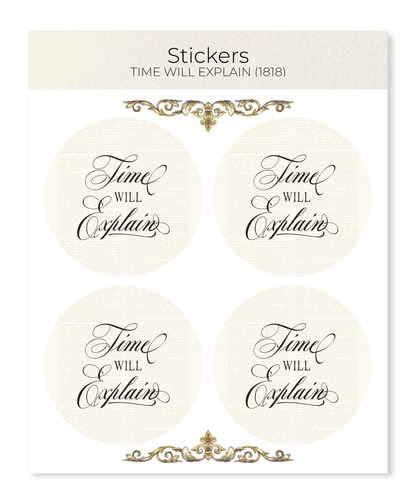 Ezen - Time Will Explain (1818) - Sticker Set