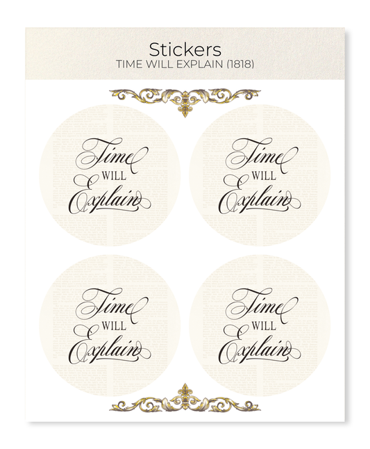 Ezen - Time Will Explain (1818) - Sticker Set