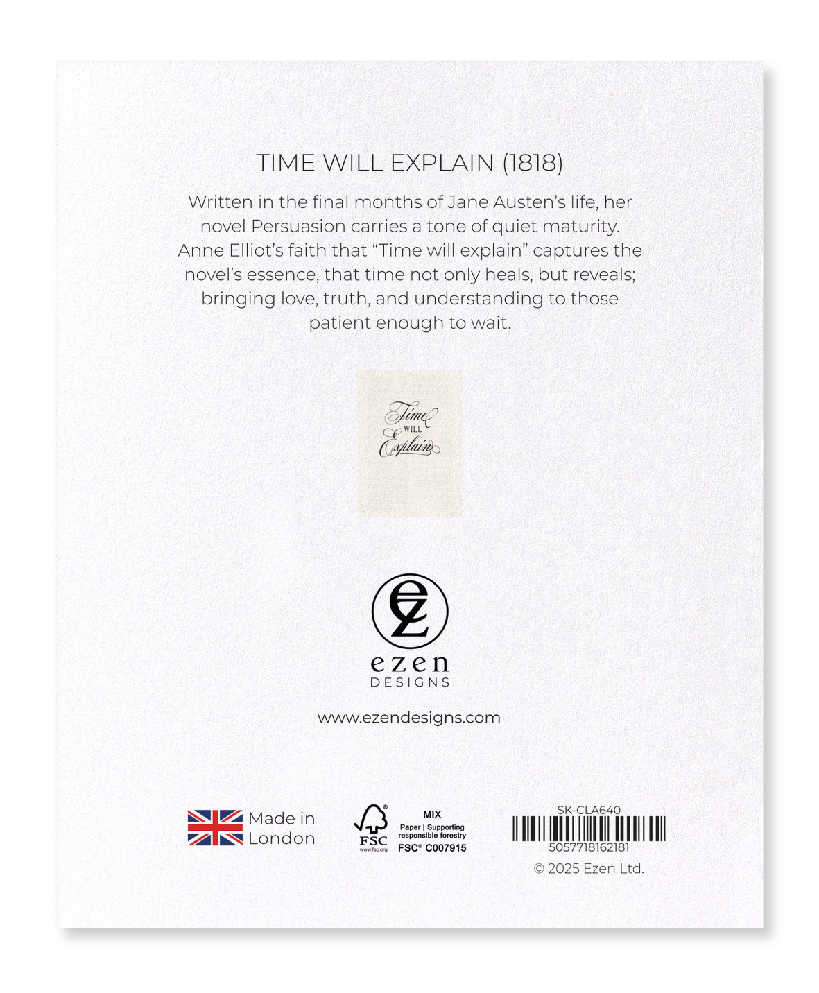 Ezen - Time Will Explain (1818) - Sticker Set