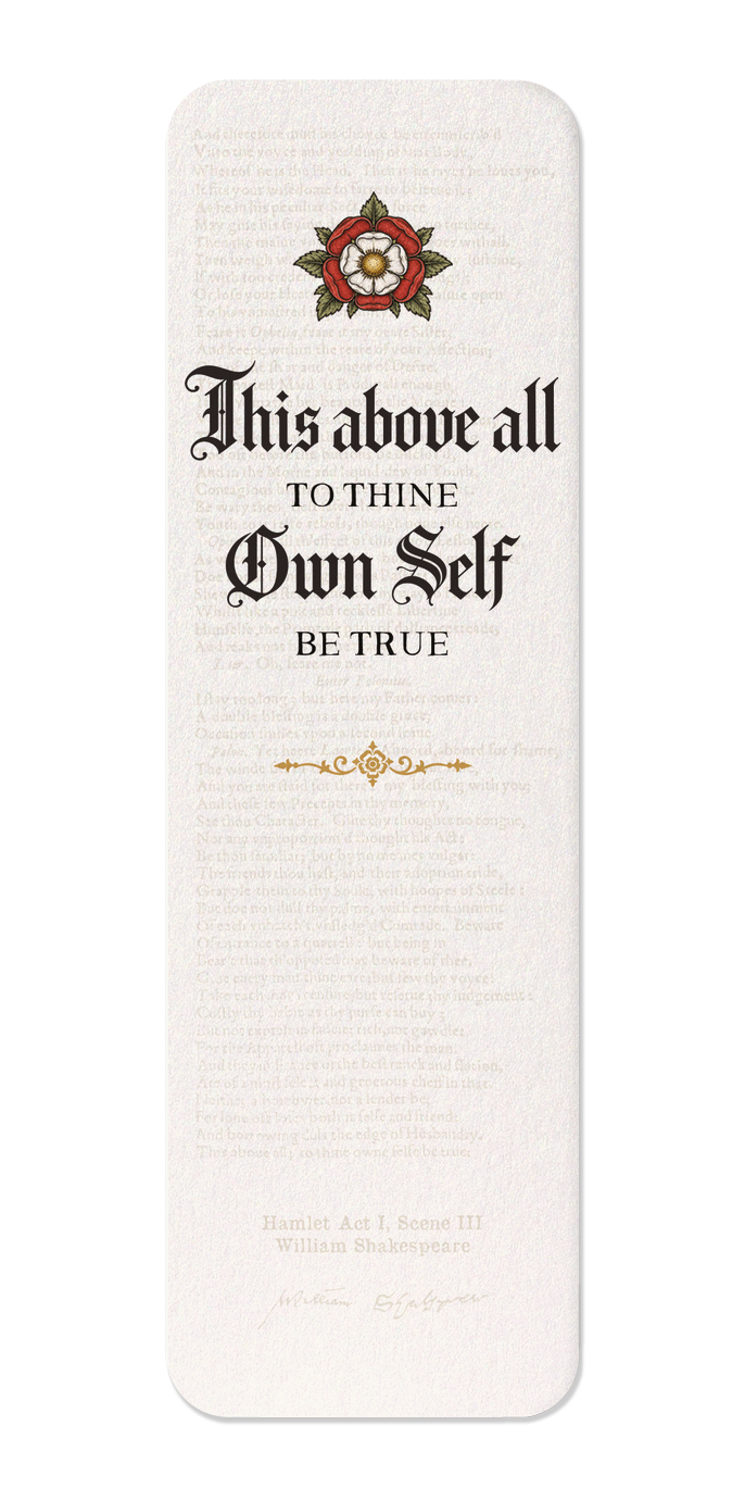 Ezen - To thine own self be true - Bookmark - Front