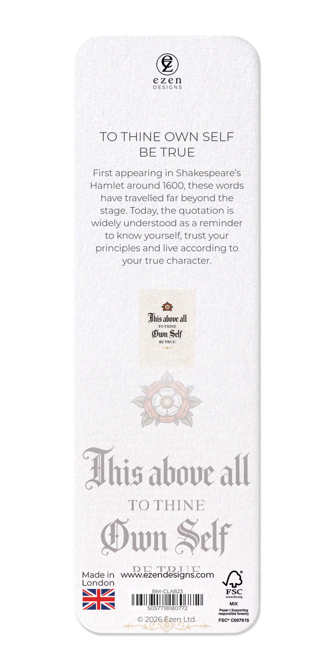 Ezen - To thine own self be true - Bookmark - Back